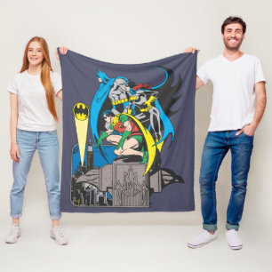 Couverture Polaire Batman/Batgirl/Robin