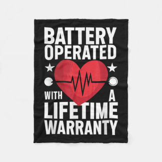 Couverture Polaire Batterie Opérée Avec Garantie Durée De Vie Coeur A