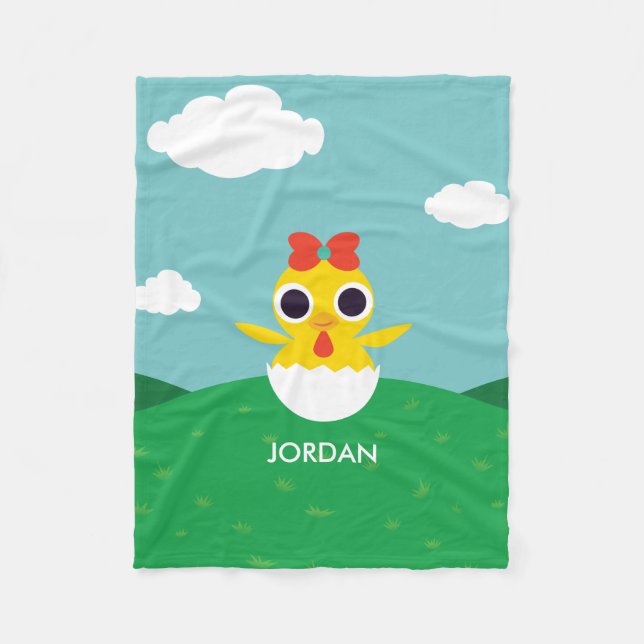 Couverture Polaire Bayla le poussin (Devant)