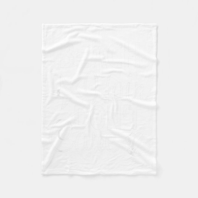 Couverture Polaire Beach Hair Don't Care - Adult + Youth Sizes, Beach (Devant)