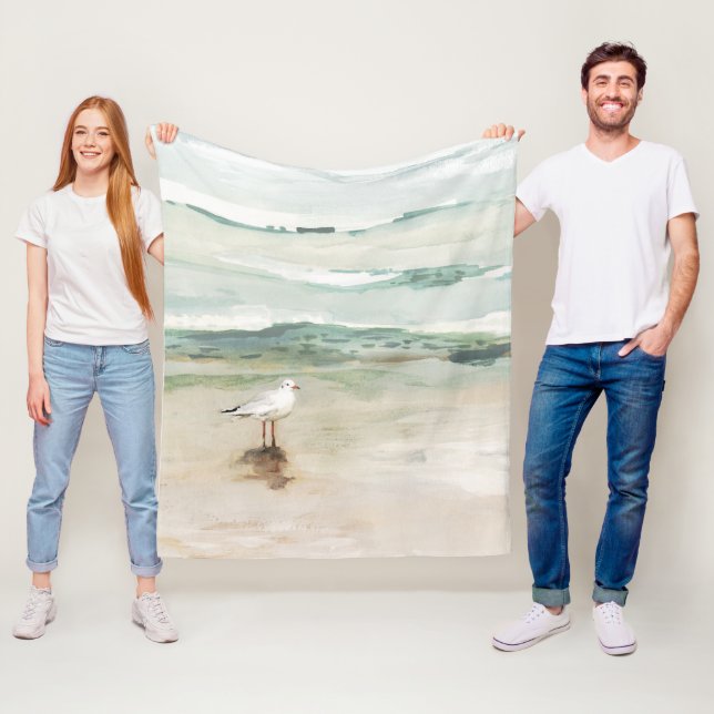 Couverture Polaire Beach Seagull Cove (En situation)