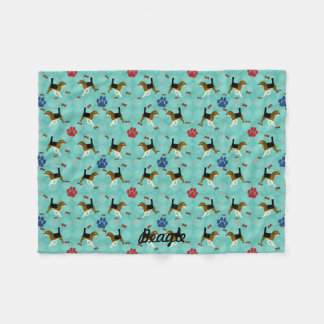 Couverture Polaire Beagle de dessin