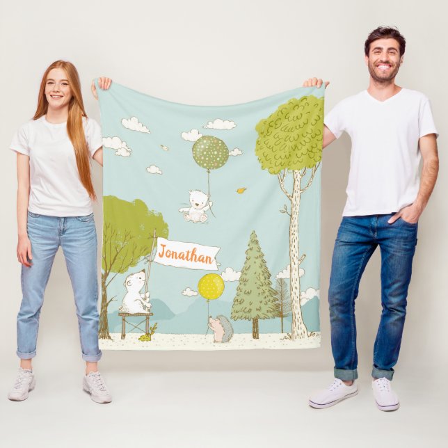 Couverture Polaire Beary Cute (En situation)