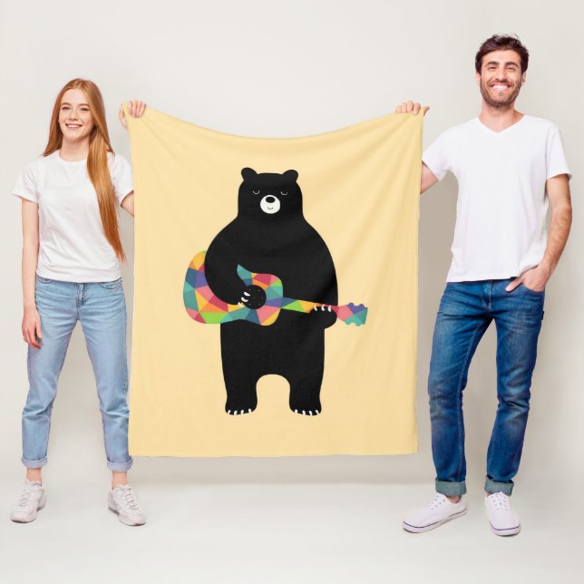 Couverture Polaire Beary Melodies (En situation)
