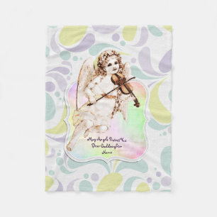 Couverture Polaire Beau Angel Godgirl Cadeaux Personnalisés