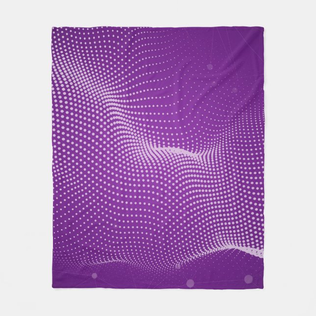 Couverture Polaire Beau arrière - plan abstrait violet. neutr violett (Devant)
