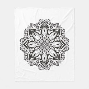 Couverture Polaire Beau mandala