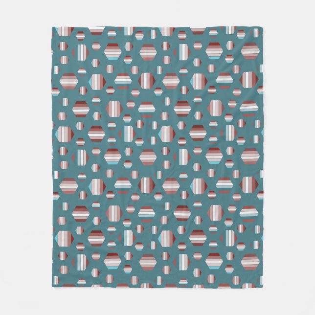 Couverture Polaire Beau Motif d'été (Devant)