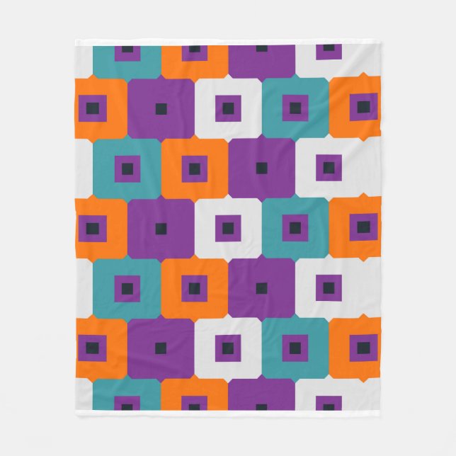 Couverture Polaire Beau motif floral  (Devant)