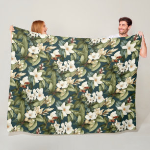 Couverture Polaire Beau motif floral classique