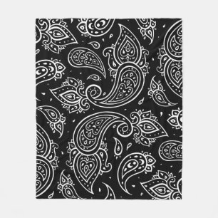 Couverture Polaire Beau paisley motif sans soudure