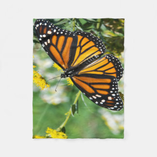 Couverture Polaire Beau papillon Monarque