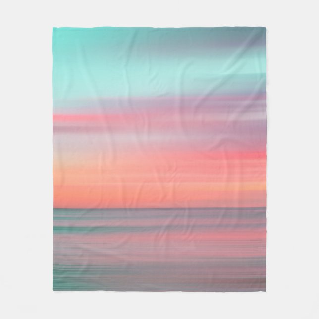 Couverture Polaire Beau Paysage marin (Devant)