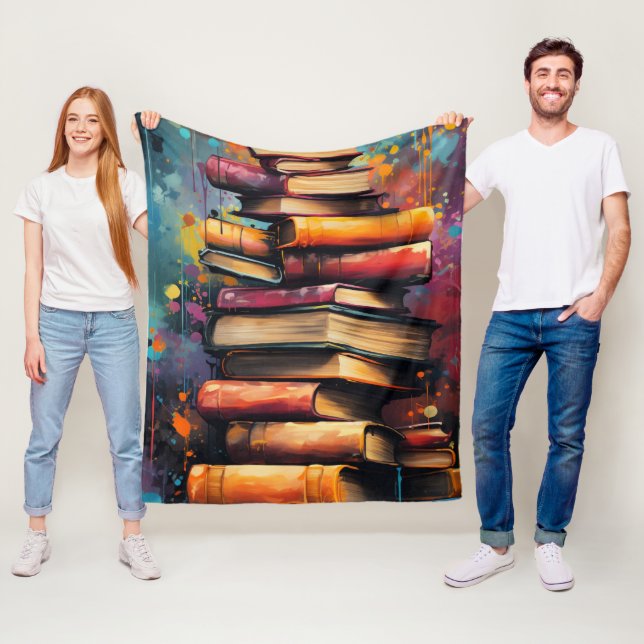 Couverture Polaire Beaucoup de livres (En situation)