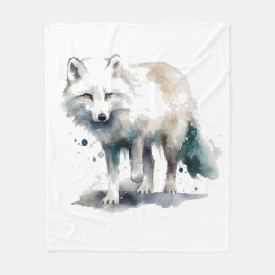 Couverture Polaire Beauté de l'Arctique : Renard d'hiver