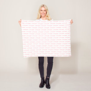 Couverture Polaire BÉBÉ AMOUR Pink Showparty Nursery