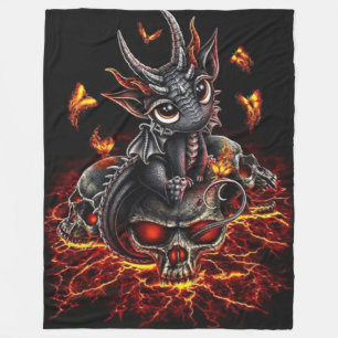 COUVERTURE POLAIRE BÉBÉ DRAGON