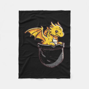 Couverture Polaire Bébé Dragon Pochette Mignon Fantastique Mythique E