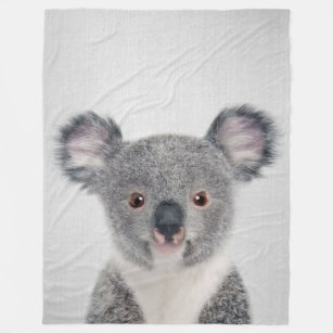 Couverture Polaire Bébé Koala coloré