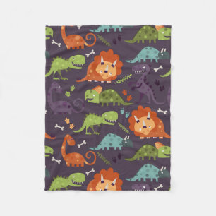 Couverture Polaire Bébé mignon Dinosaures Dino Boys