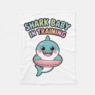 Couverture Polaire Bébé requin en formation | Enfants
