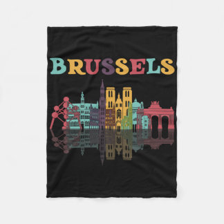 Couverture Polaire Belgium Brussels Travel Family Vacation Europian T
