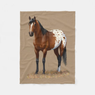 Couverture Polaire Belle Baie Appaloosa Horse