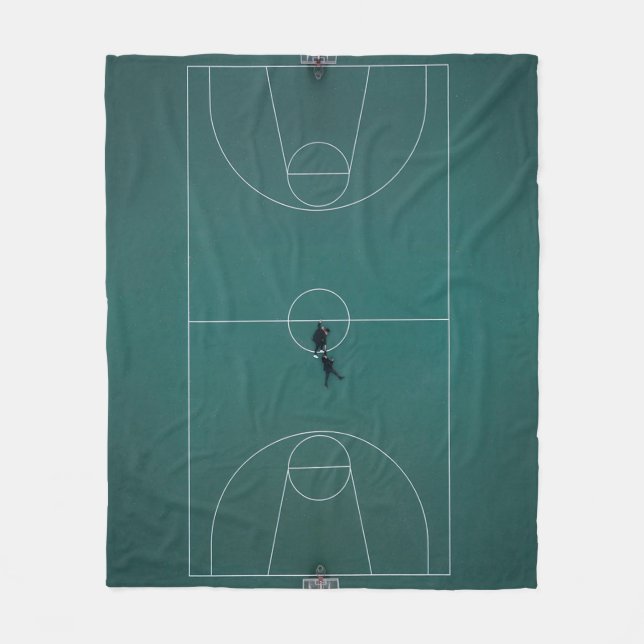 Couverture Polaire Belle conception de basket-ball (Devant)