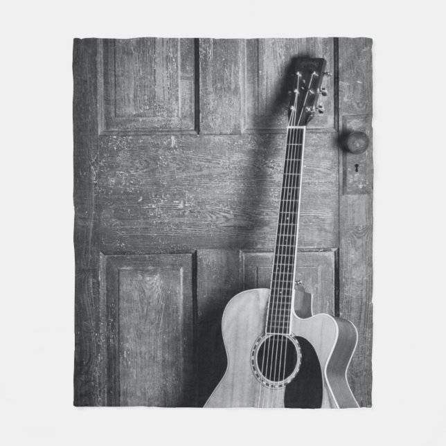 Couverture Polaire Belle guitare (Devant)