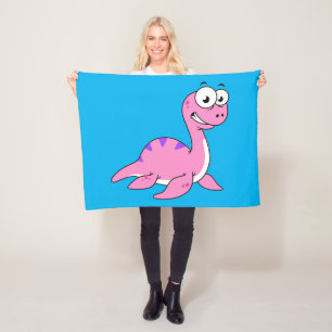 Couverture Polaire Belle Illustration Du Monstre Loch Ness.