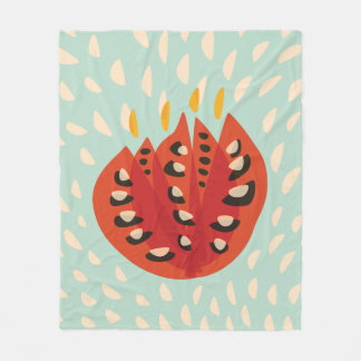 Couverture Polaire Belle tulipe abstraite décorative