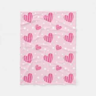 Couverture Polaire Belle Valentine's Heart Design