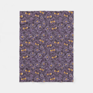Couverture Polaire Belles Violettes
