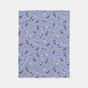 Couverture Polaire Berger Australien Jouant Fun Fleece Blanket