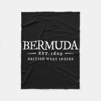 Bermuda Lettre Vintage Rétro Souvenir de Vacances