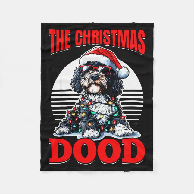 Couverture Polaire Bernedoodle Christmas Dog Breed The Christmas Dood (Devant)