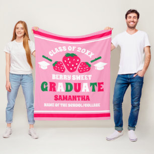 Couverture Polaire Berry fraise Douce Graduation
