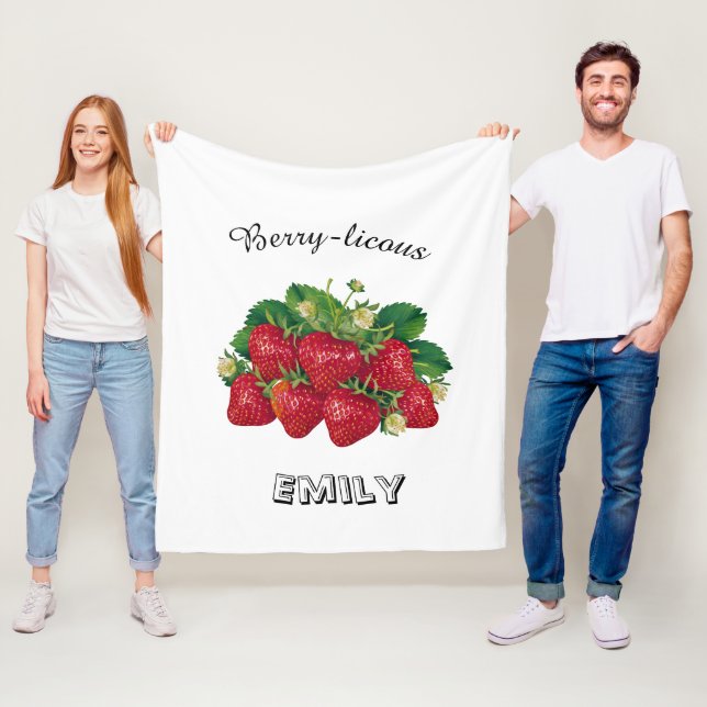 Couverture Polaire Berry-licous (En situation)