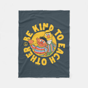 Couverture Polaire Bert et Ernie   Être gentil les uns envers les aut