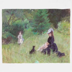 Couverture Polaire Berthe Morisot - Dans un parc