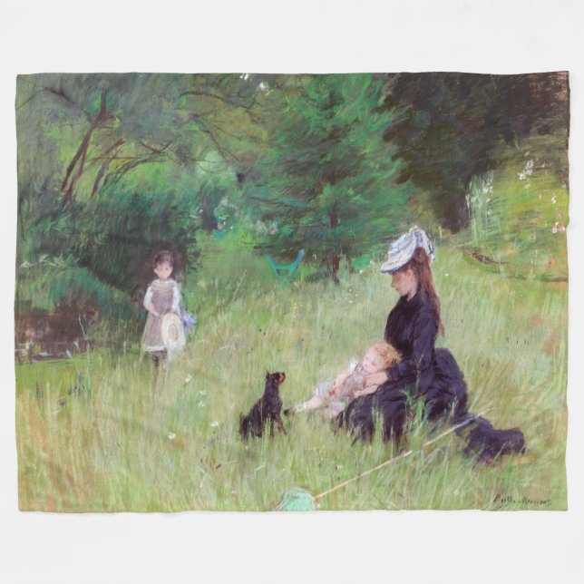 Couverture Polaire Berthe Morisot - Dans un parc (Devant (Horizontal))