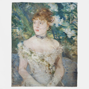 Couverture Polaire Berthe Morisot - Jeune Fille en Robe de Bal