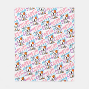 Couverture Polaire Besoin de plus de sommeil   Funny Cat expression d