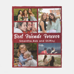 Couverture Polaire BEST AMIS D'AUJOURD'HUI Photo Collections Noms
