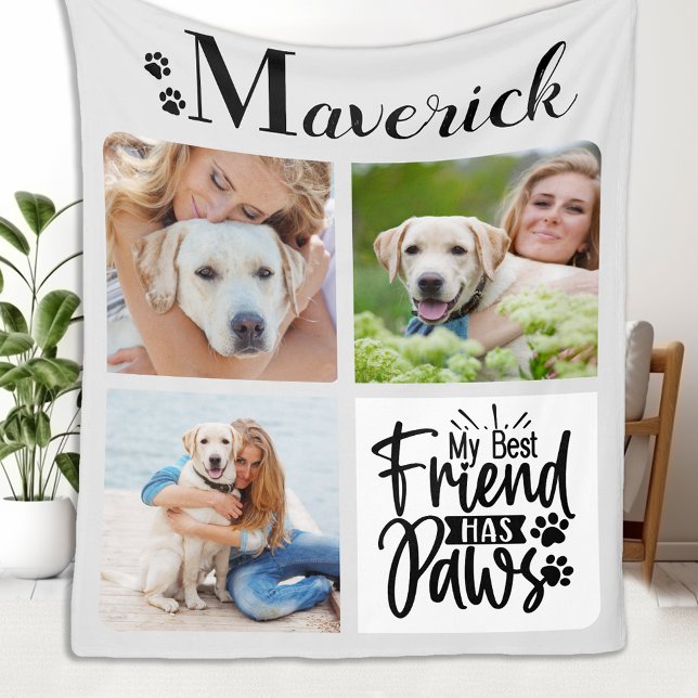 Couverture Polaire Best Friend A Pws Custom Pet Amoureux des chiens P (Créateur téléchargé)