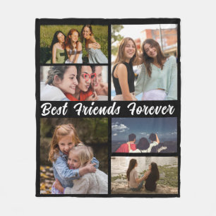 Couverture Polaire BEST FRIENDS Modern FOREVER Photo Collage
