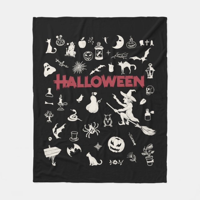 Couverture Polaire Best of Halloween (Devant)