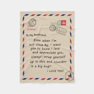 Couverture Polaire Bestfriend Gift | À Mon Bestami Je T'Aime