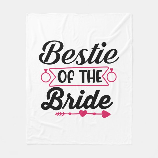 Couverture Polaire Bestie mariage De La Mariée (Devant)