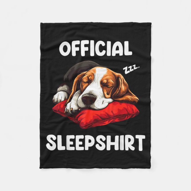 Couverture Polaire Bet Hound Sleepshirt Dog Lover Pajama Sleepwear Fo (Devant)